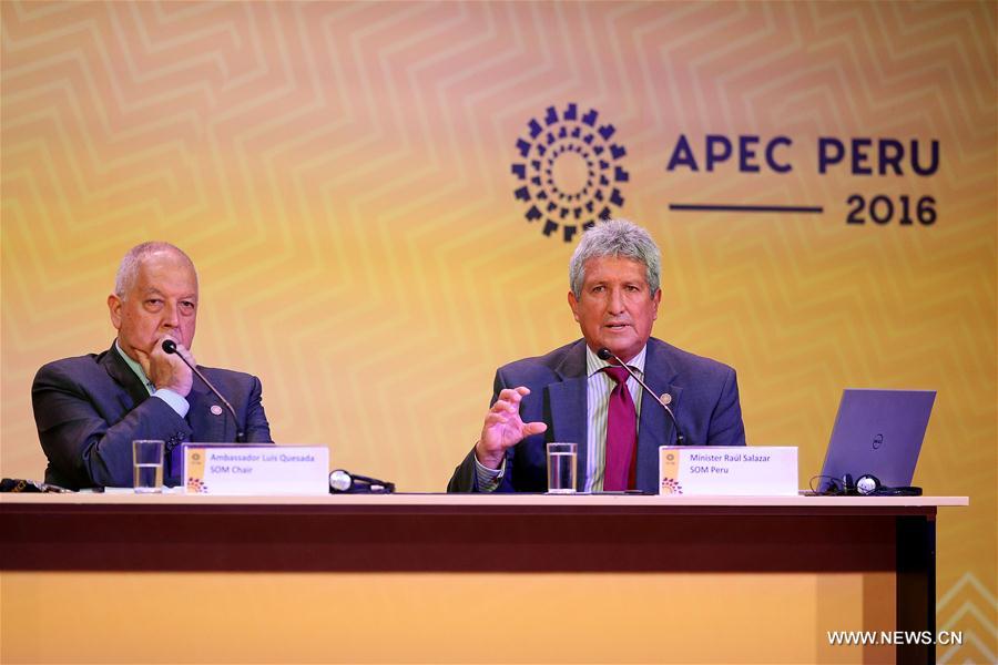 PERU-LIMA-APEC 2016-PRESS CONFERENCE