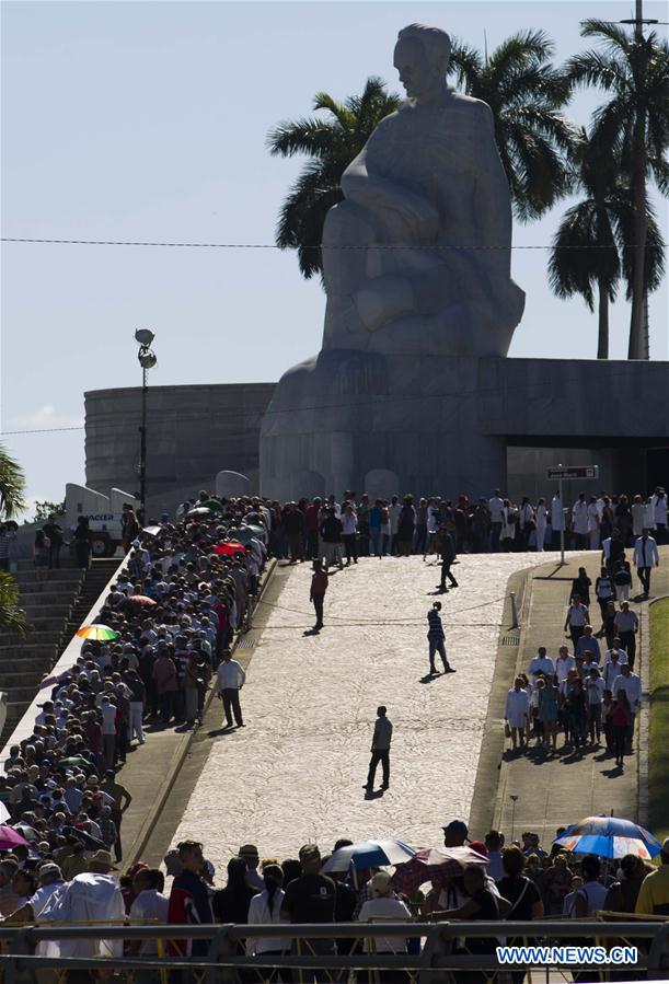 CUBA-HAVANA-FIDEL CASTRO-TRIBUTE CEREMONY