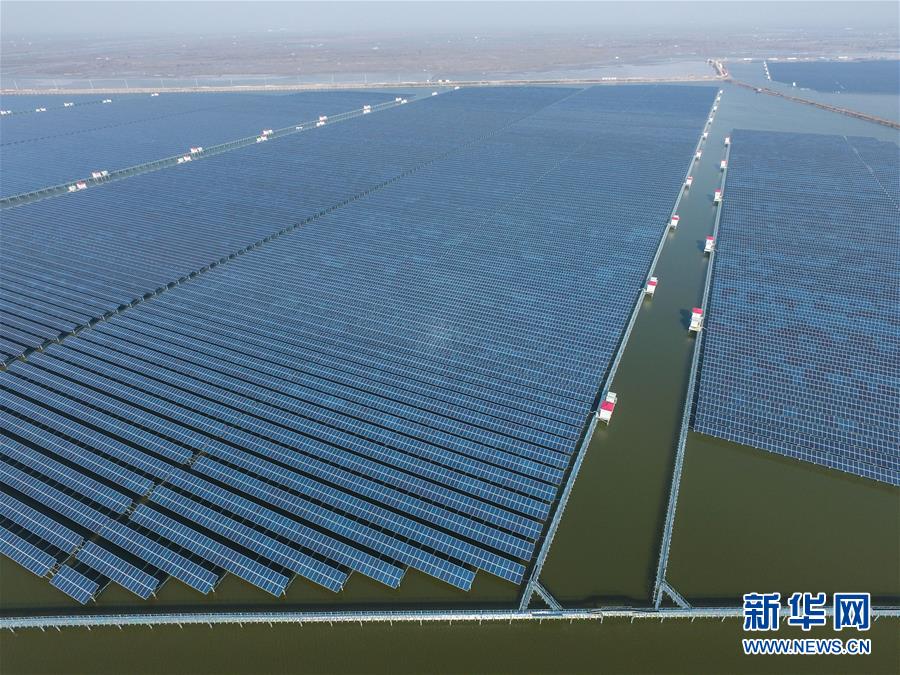 浙江慈溪渔光互补光伏发电项目即将验收并网