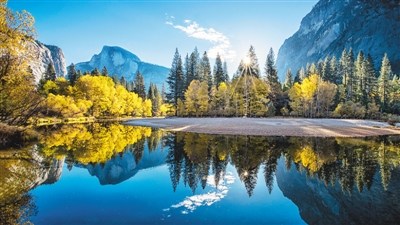 中國僑網圖為美國國家公園一景。 資料圖片