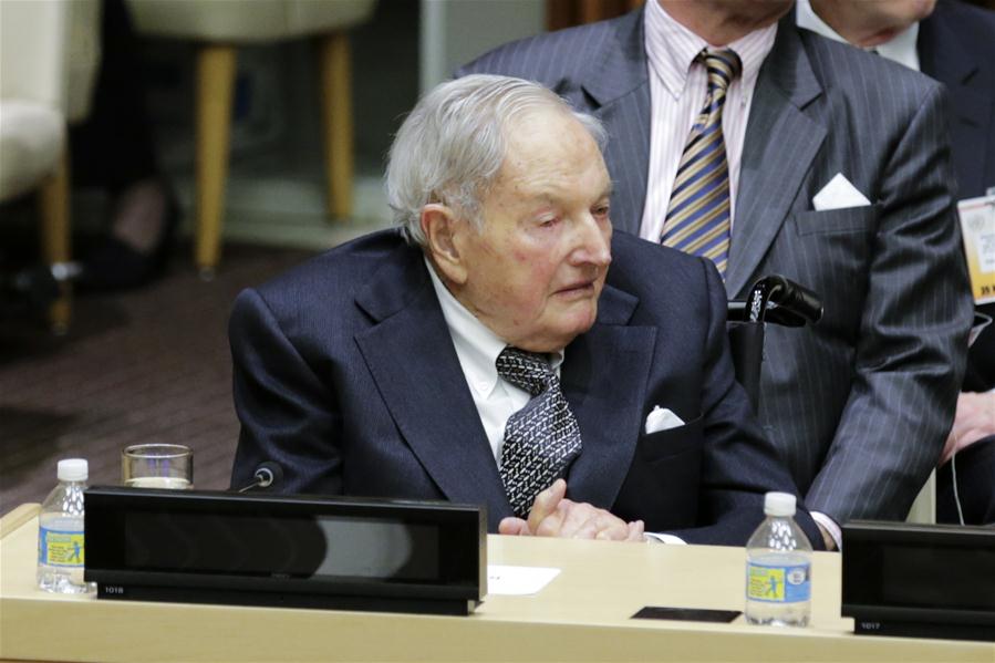 U.S.-NEW YORK-DAVID ROCKEFELLER-DEATH