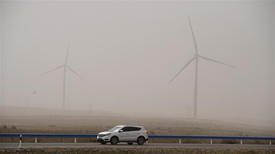 CHINA-NINGXIA-SANDSTORM WEATHER(CN)