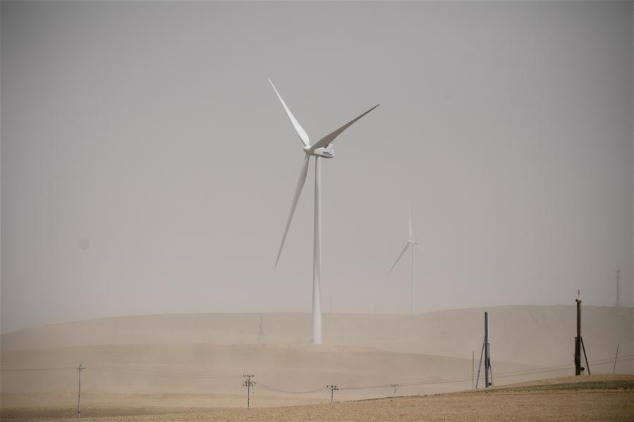 CHINA-NINGXIA-SANDSTORM WEATHER(CN)