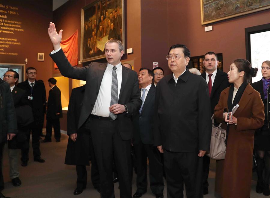 BELARUS-CHINA-ZHANG DEJIANG-VISIT