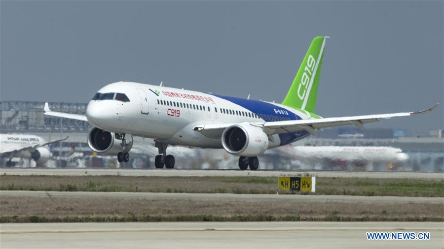 CHINA-SHANGHAI-AIRCRAFT-C919-TEST (CN)