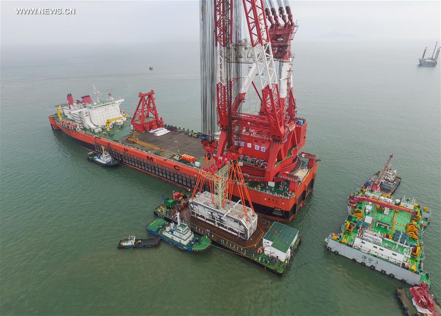 CHINA-CROSS-SEA BRIDGE-CONSTRUCTION (CN)