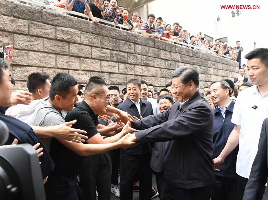 CHINA-BEIJING-XI JINPING-UNIVERSITY-INSPECTION (CN)