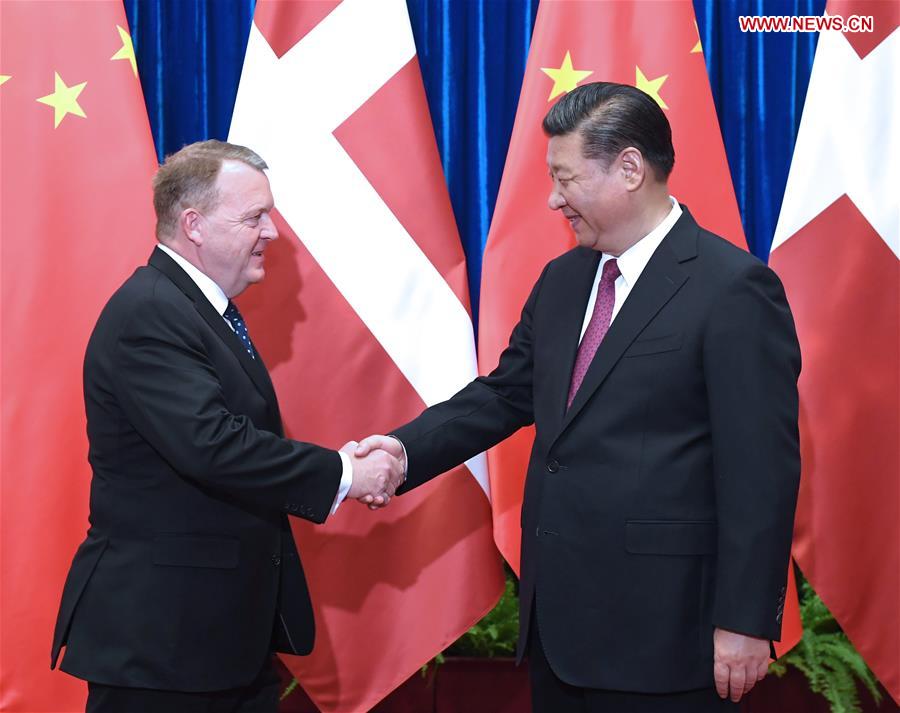 CHINA-BEIJING-XI JINPING-DANISH PM-MEETING (CN)