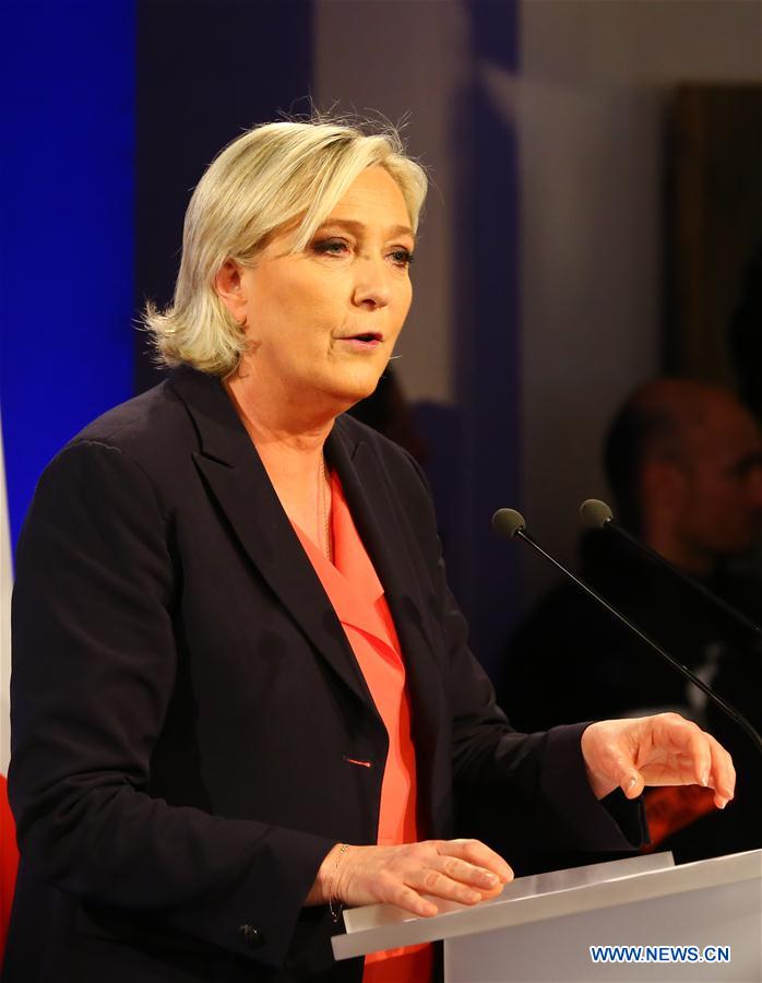 FRANCE-PARIS-PRESIDENTIAL ELECTION-MARINE LE PEN-RALLY