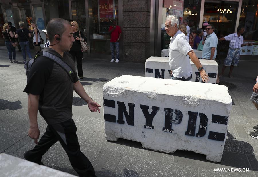 U.S.-NEW YORK-TIMES SQUARE-SECURITY