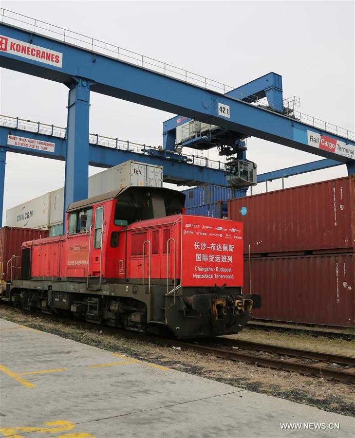 HUNGARY-BUDAPEST-FREIGHT TRAIN-CHINA