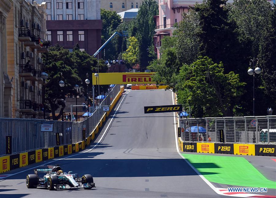 (SP)AZERBAIJAN-BAKU-2017 F1 AZERBAIJAN GRAND PRIX