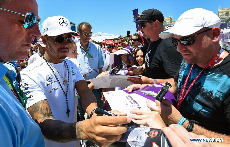 (SP)AZERBAIJAN-BAKU-2017 F1 AZERBAIJAN GRAND PRIX