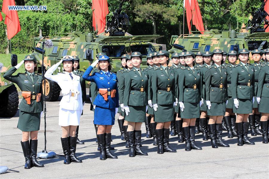 CHINA-HONG KONG-20TH ANNIVERSARY-PLA GARRISON-INSPECTION (CN)