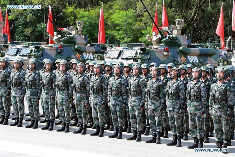 CHINA-HONG KONG-20TH ANNIVERSARY-PLA GARRISON-INSPECTION (CN)