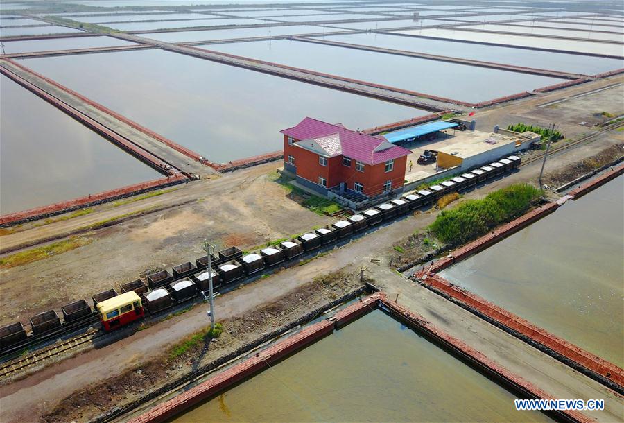 #CHINA-DALIAN-SEA SALT-HARVEST (CN)