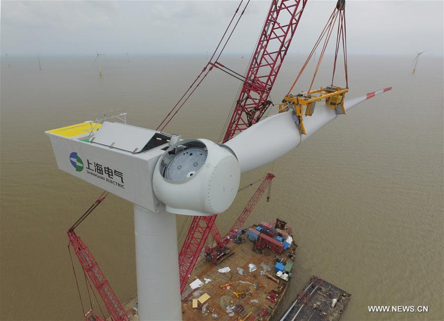 #CHINA-JIANGSU-NANTONG-WIND POWER PLANT (CN)