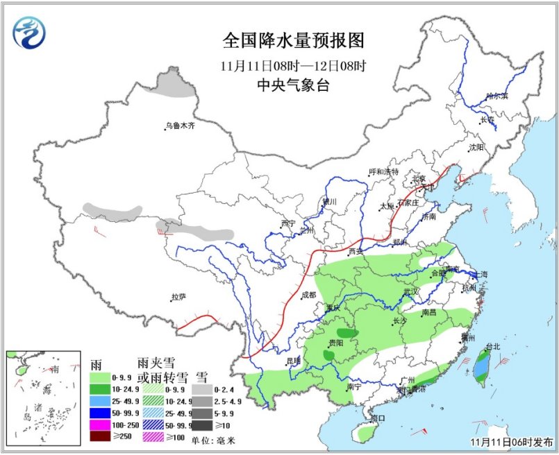 台风海葵将影响华南沿海等地 南方地区多阴雨