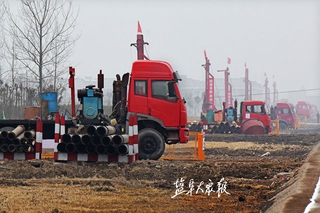 盐城至南通高速铁路在盐城正式开工建设