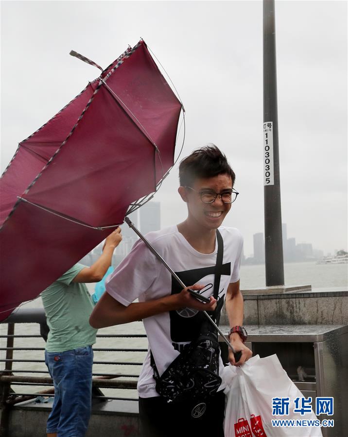 （環境）（1）台風“溫比亞”在上海登陸