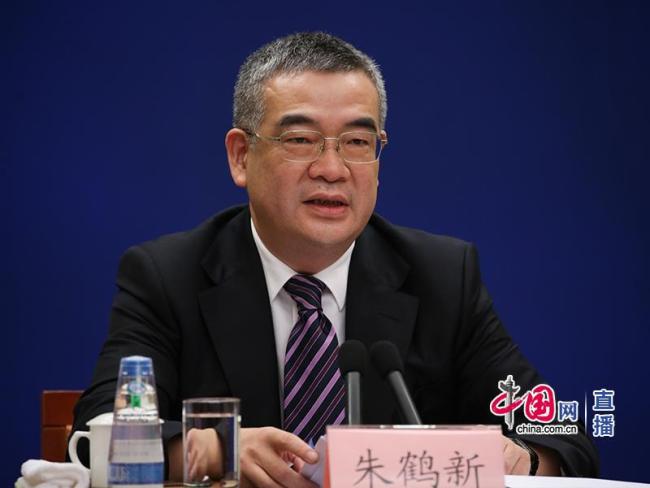 Deputy governor of the People's Bank of China Zhu Hexin speaks during a press briefing on August 21, 2018. [Photo: china.com.cn]