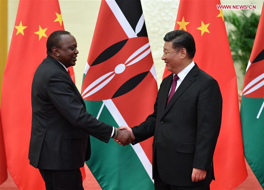 CHINA-BEIJING-XI JINPING-KENYAN PRESIDENT-MEETING (CN)