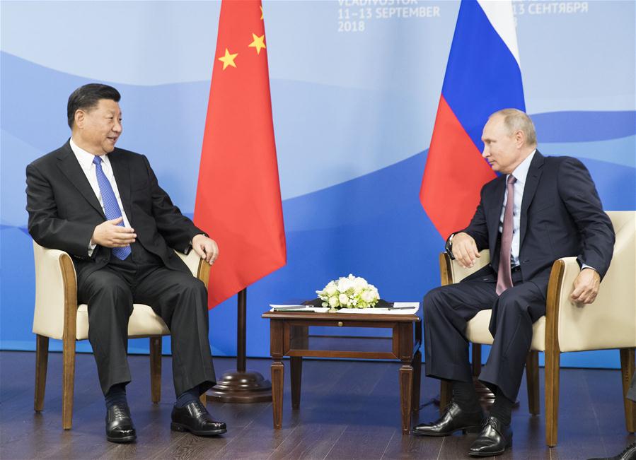 RUSSIA-VLADIVOSTOK-XI JINPING-PUTIN-TALKS