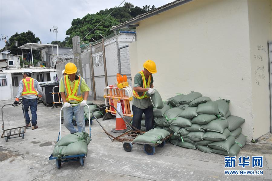 （圖文互動）（5）香港特區政府嚴陣以待 應對超強台風“山竹”