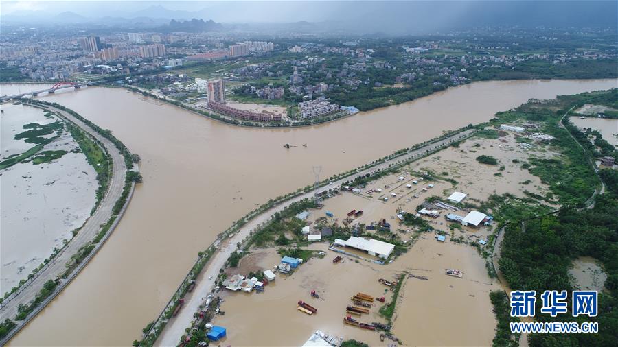 （關注“山竹”）（6）廣東陽江受災嚴重 救災重建工作正在進行