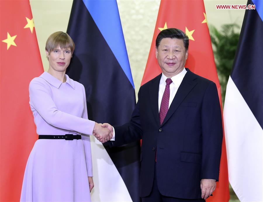 CHINA-BEIJING-XI JINPING-ESTONIA-PRESIDENT-MEETING (CN)