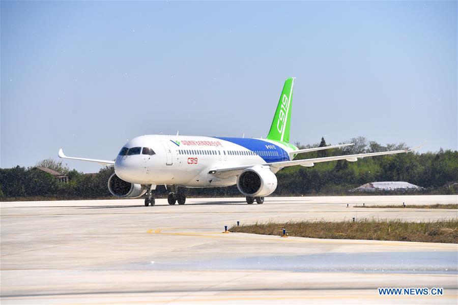 CHINY-JIANGXI-C919 PLANES-TEST (CN)