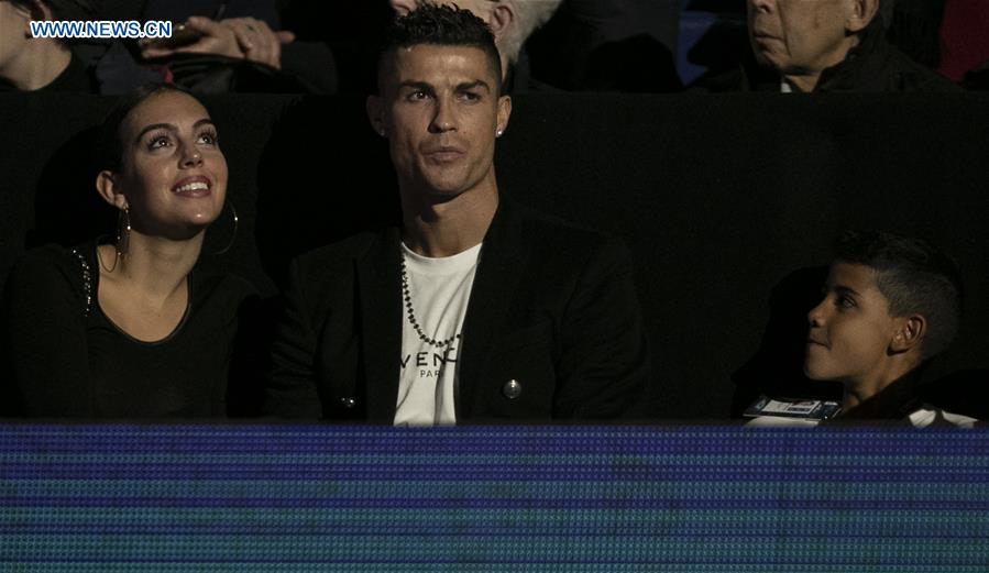 (SP)BRITAIN-LONDON-TENNIS-ATP WORLD TOUR FINALS-CRISTIANO RONALDO 