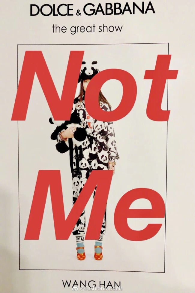 Not me hotsell dolce gabbana