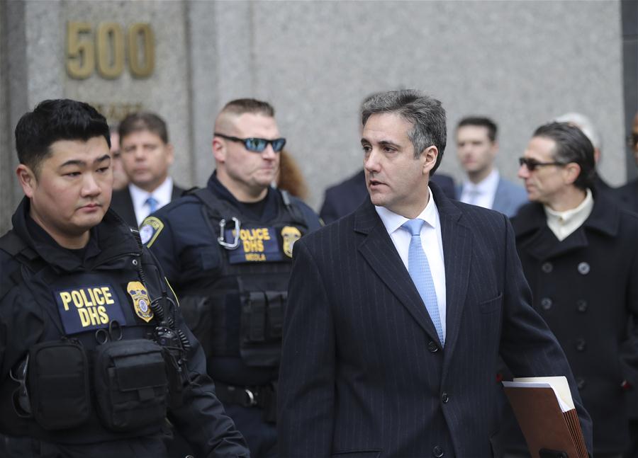 U.S.-NEW YORK-MICHAEL COHEN-SENTENCE