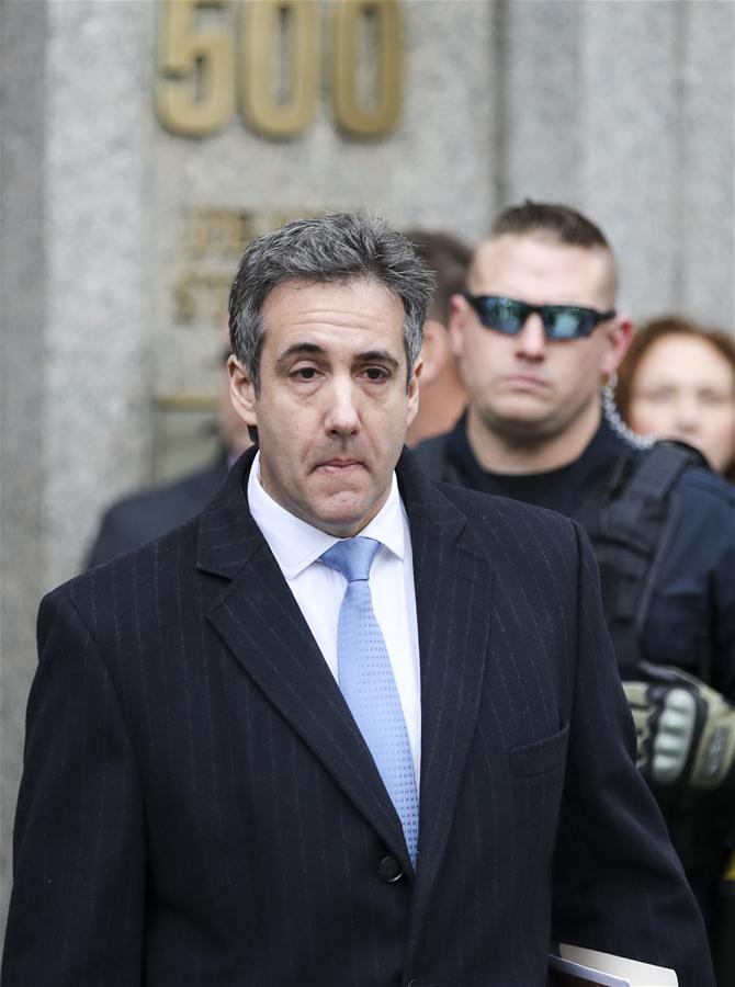 U.S.-NEW YORK-MICHAEL COHEN-SENTENCE