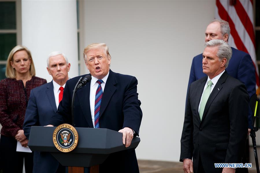 U.S.-WASHINGTON D.C.-TRUMP-PARTIAL GOVERNMENT SHUTDOWN-PRESS CONFERENCE