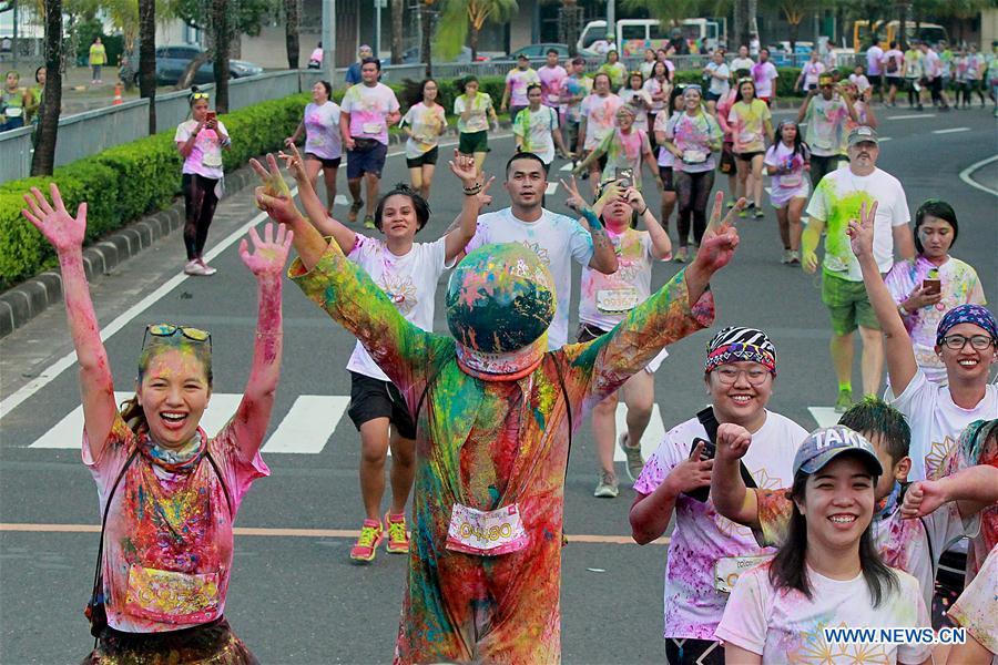2019 Color Manila Run held in Manila, Philippines (6) People's Daily