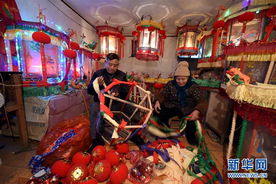 #（社會）（7）制作“走馬燈”迎新年