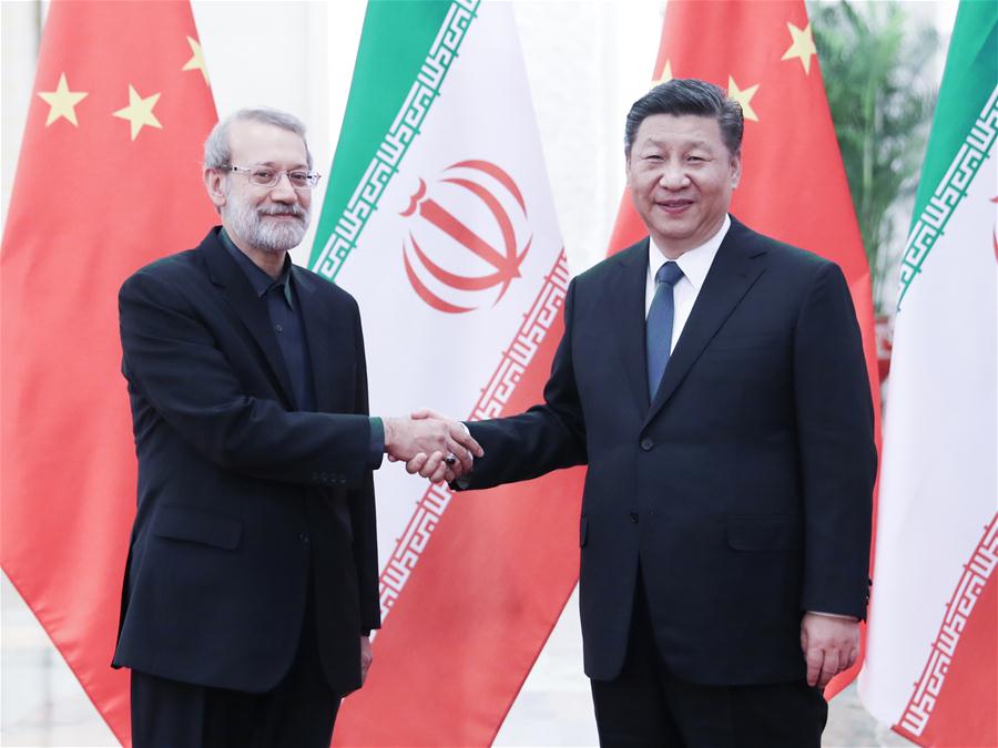 CHINA-BEIJING-XI JINPING-IRAN-PARLIAMENT SPEAKER-MEETING (CN)