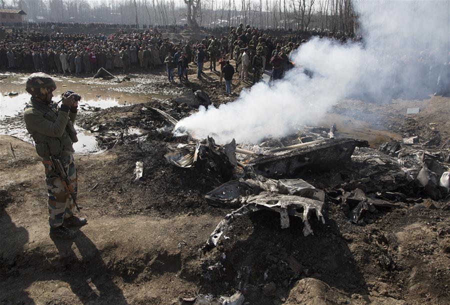 KASHMIR-SRINAGAR-AIRCRAFT CRASH