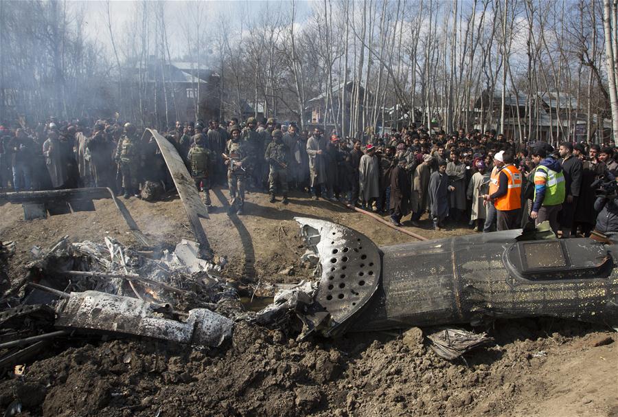 KASHMIR-SRINAGAR-AIRCRAFT CRASH