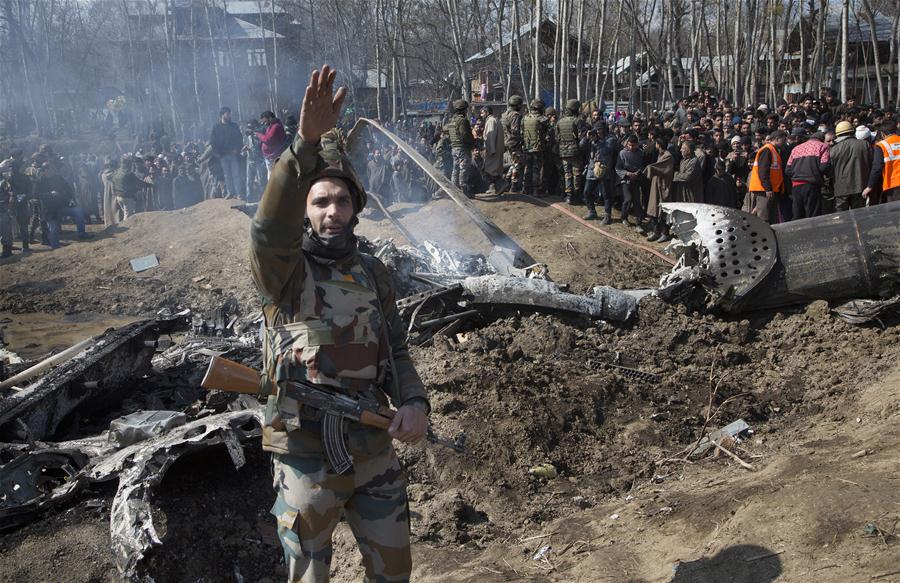 KASHMIR-SRINAGAR-AIRCRAFT CRASH