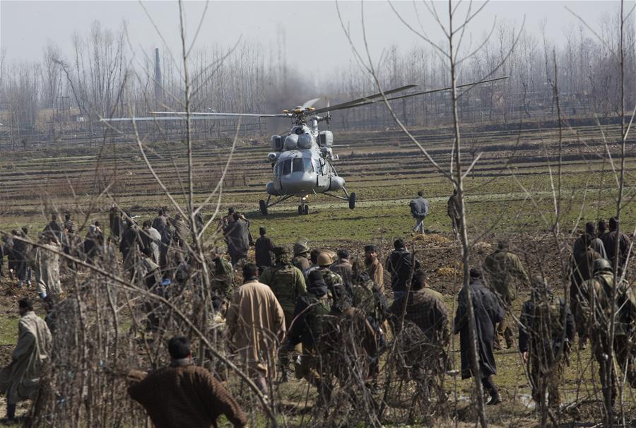KASHMIR-SRINAGAR-AIRCRAFT CRASH