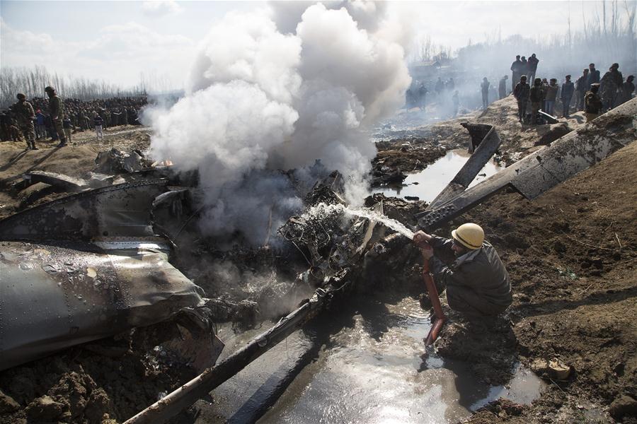 KASHMIR-SRINAGAR-AIRCRAFT CRASH