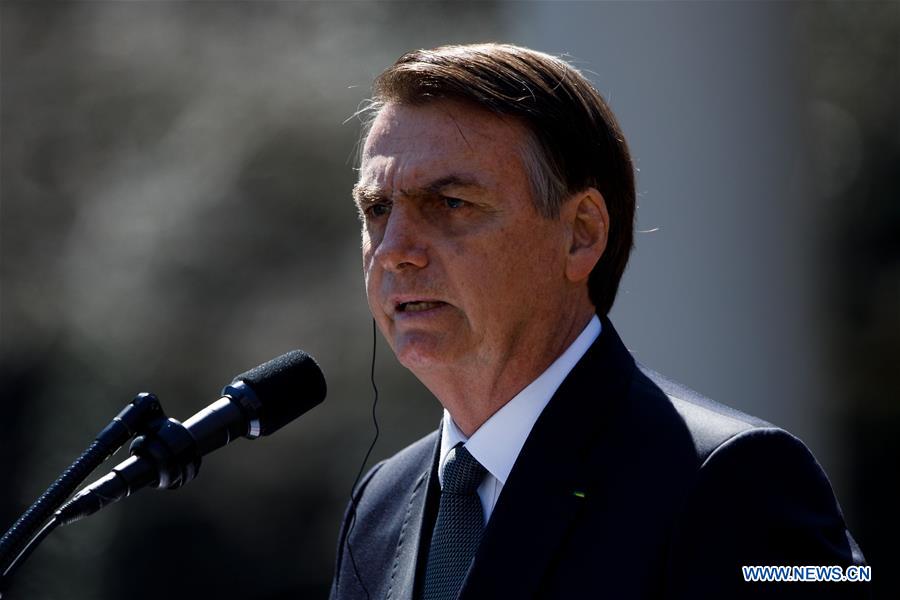 U.S.-WASHINGTON D.C.-TRUMP-BRAZIL-PRESIDENT-PRESS  