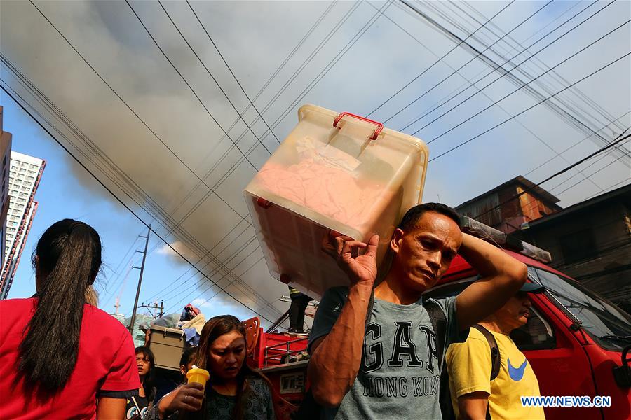 INDONESIA-QUEZON CITY-SLUM AREA-FIRE