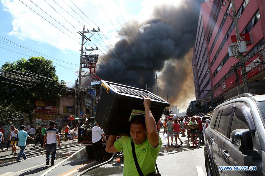 INDONESIA-QUEZON CITY-SLUM AREA-FIRE