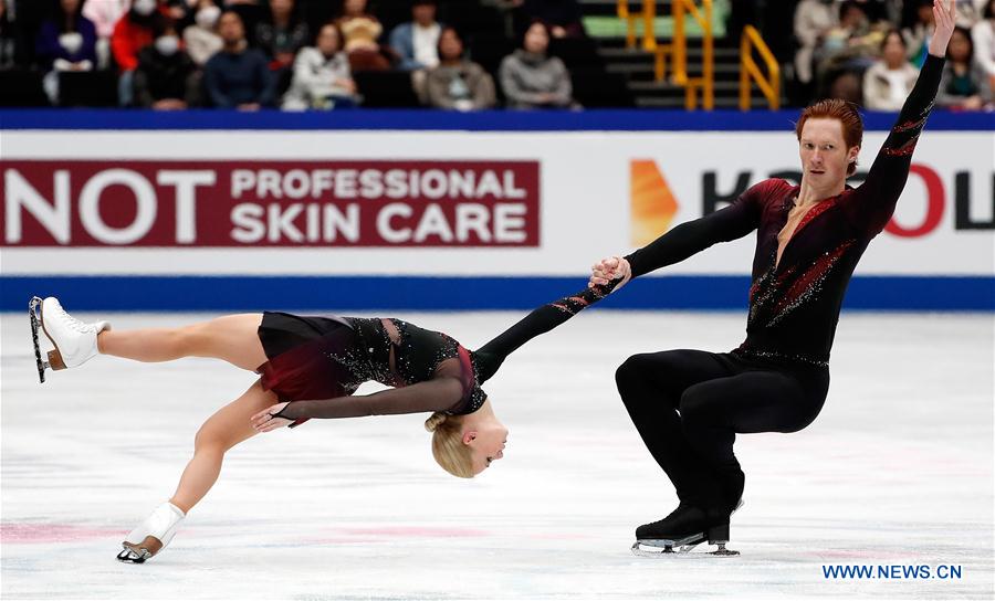 (SP)JAPAN-SAITAMA-FIGURE SKATING-WORLD CHAMPIONSHIPS-PAIRS