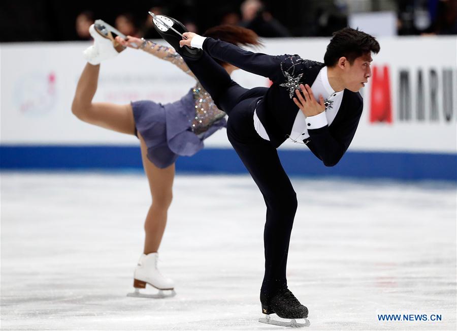 (SP)JAPAN-SAITAMA-FIGURE SKATING-WORLD CHAMPIONSHIPS-PAIRS