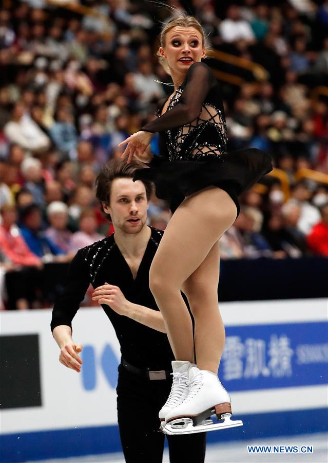 (SP)JAPAN-SAITAMA-FIGURE SKATING-WORLD CHAMPIONSHIPS-PAIRS